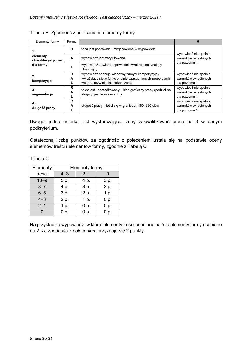 odpowiedzi - rosyjski rozszerzony - matura 2021 próbna-08