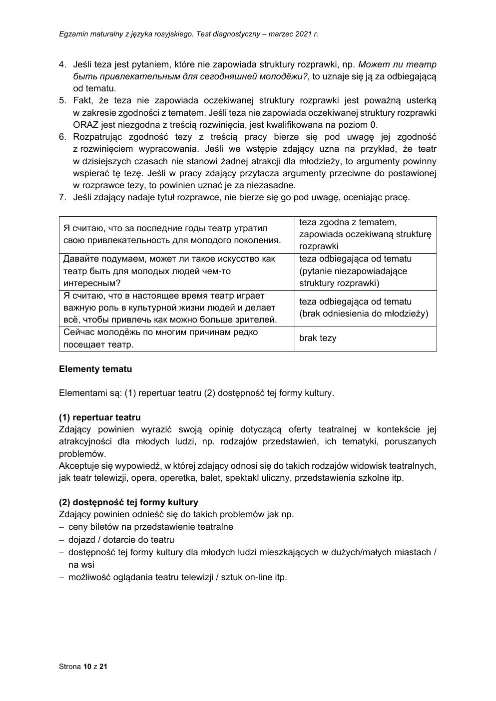 odpowiedzi - rosyjski rozszerzony - matura 2021 próbna-10