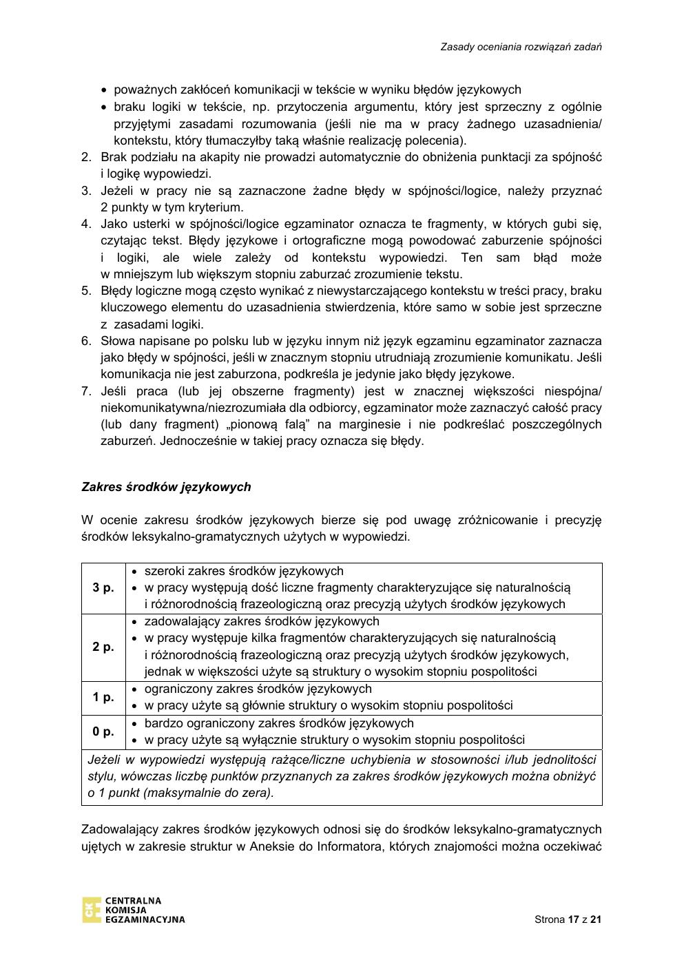 odpowiedzi - rosyjski rozszerzony - matura 2021 próbna-17