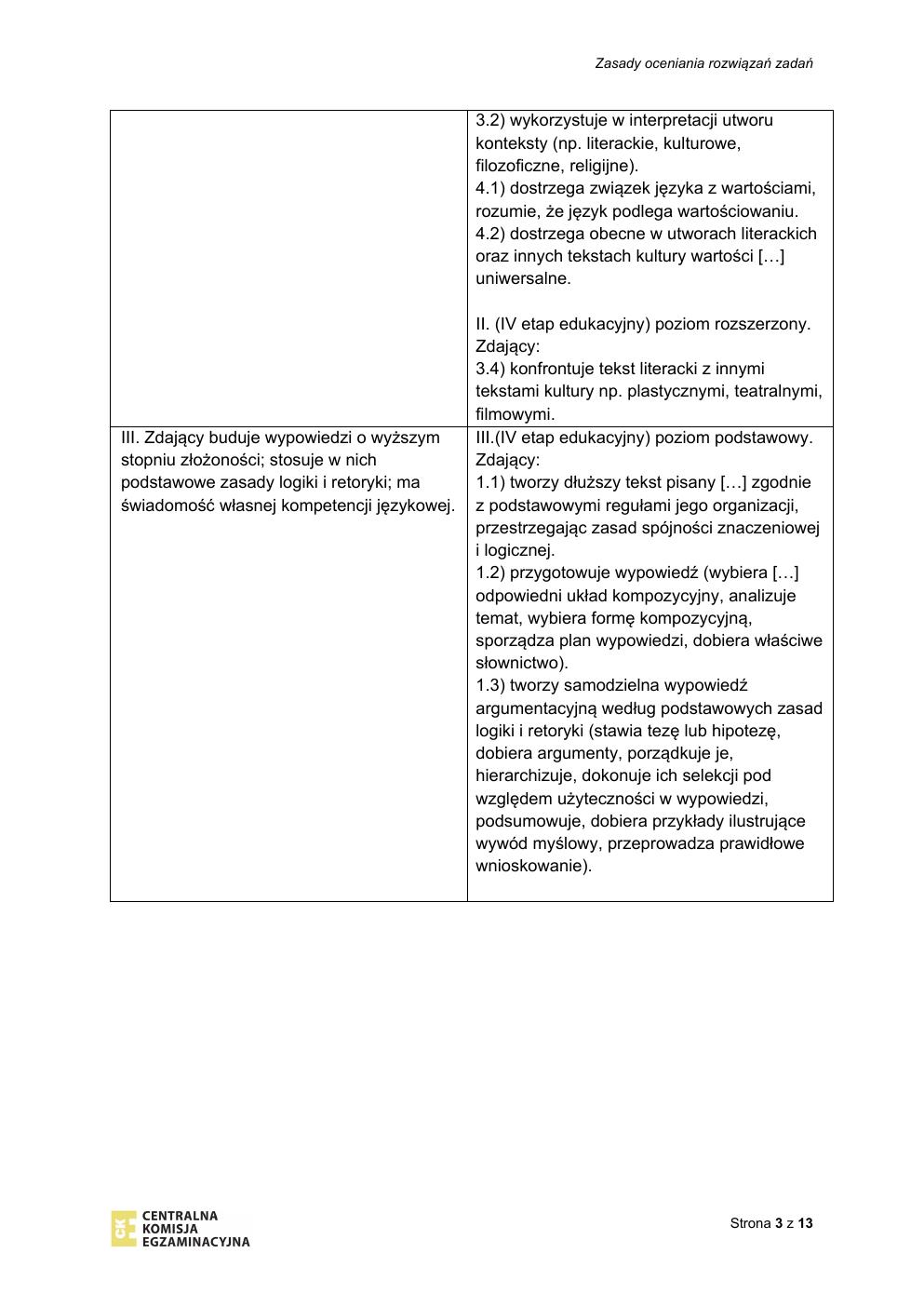 zasady oceniania - polski rozszerzony - matura 2021 próbna-03