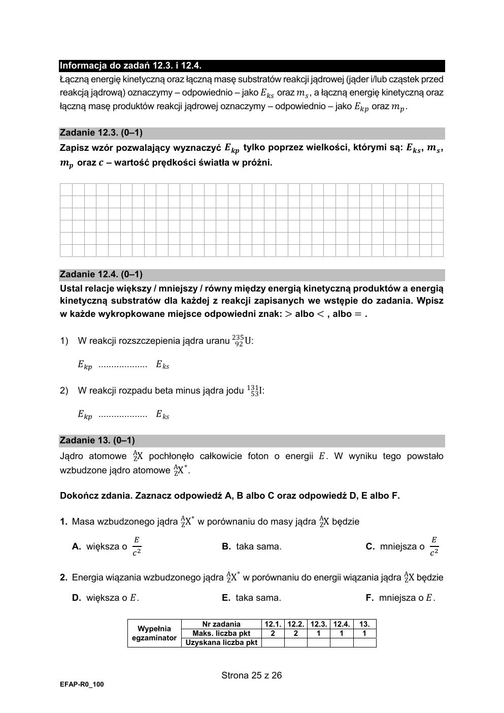 arkusz - fizyka rozszerzony - matura 2021 próbn-25