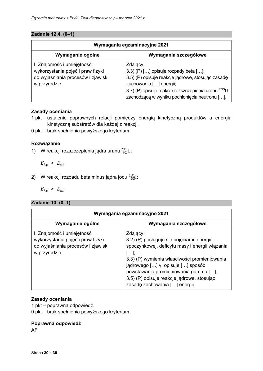 odpowiedzi - fizyka rozszerzony - matura 2021 próbna-30