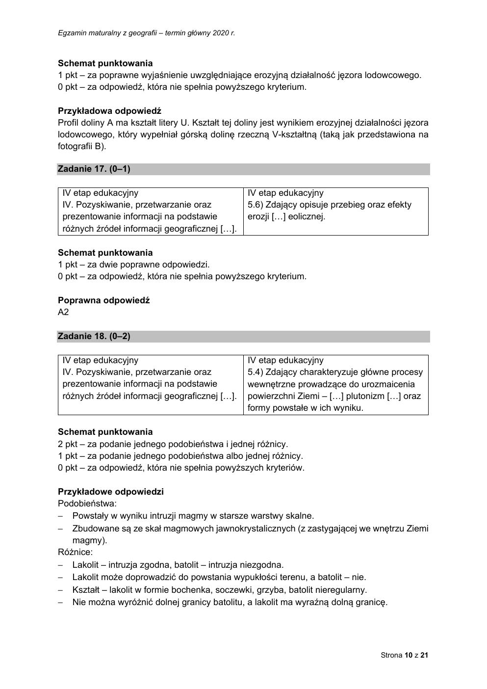 odpowiedzi - geografia rozszerzony - matura 2021 próbna-10