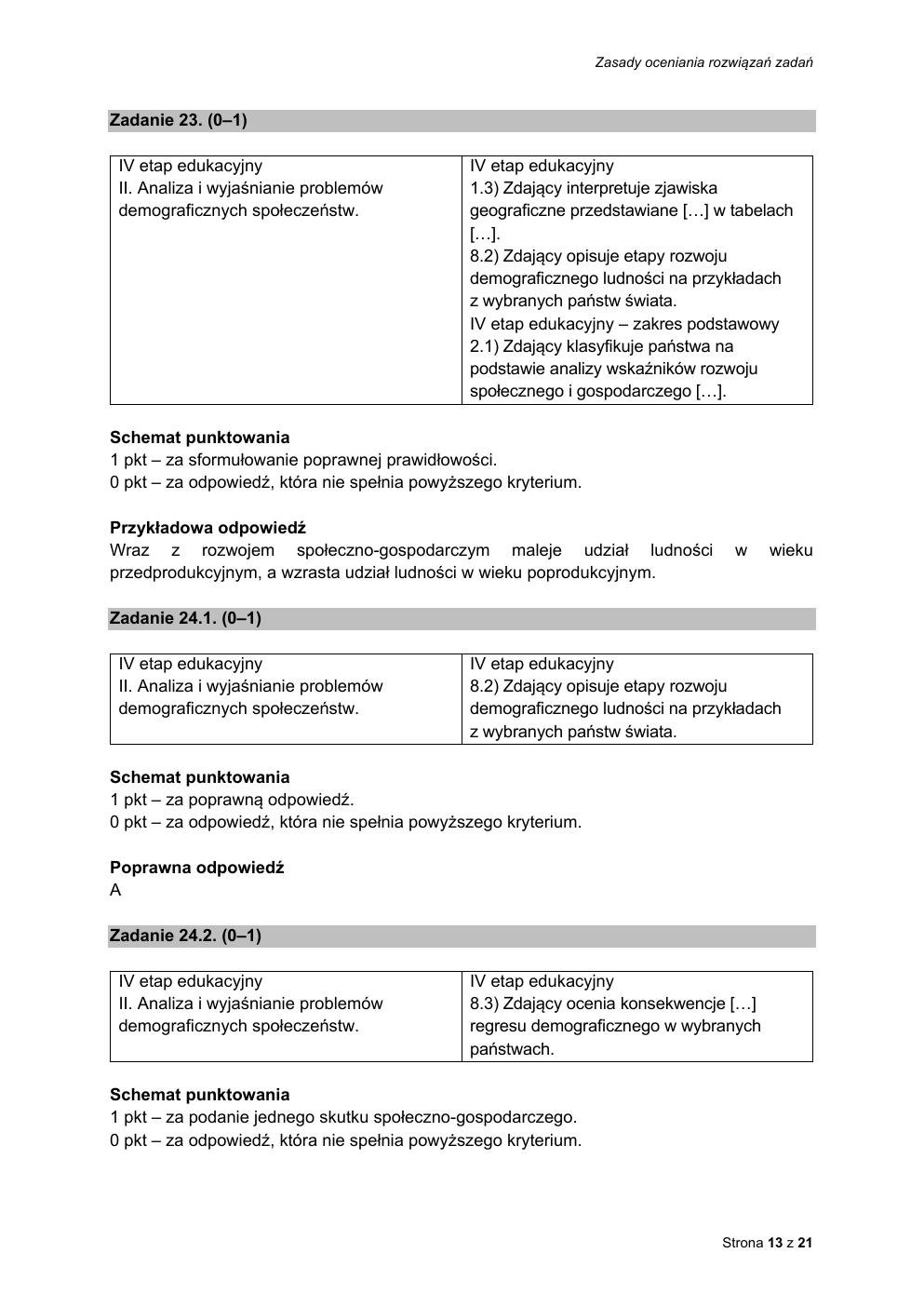 odpowiedzi - geografia rozszerzony - matura 2021 próbna-13