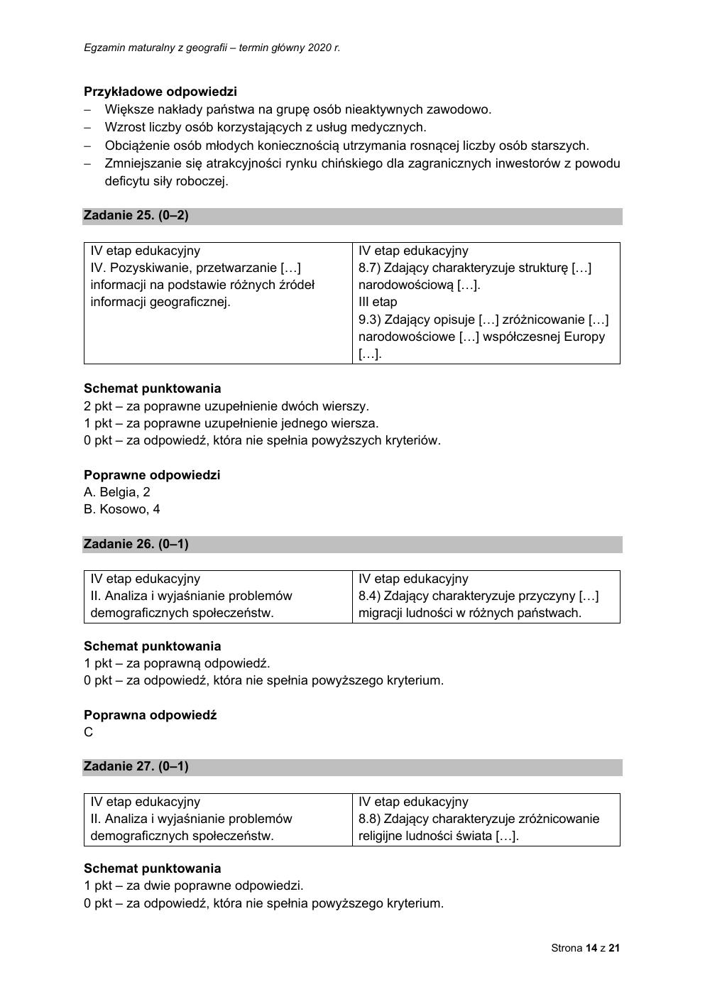 odpowiedzi - geografia rozszerzony - matura 2021 próbna-14