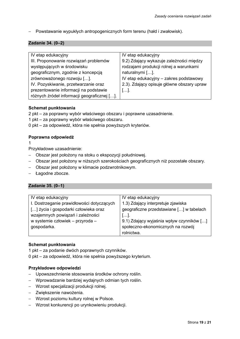 odpowiedzi - geografia rozszerzony - matura 2021 próbna-19