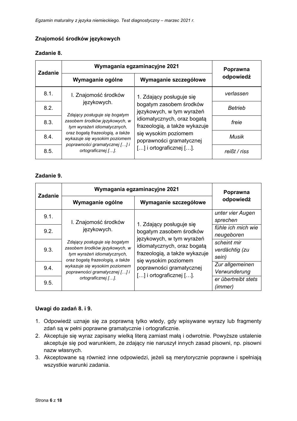 odpowiedzi - niemiecki dwujęzyczny - matura 2021 próbna-06