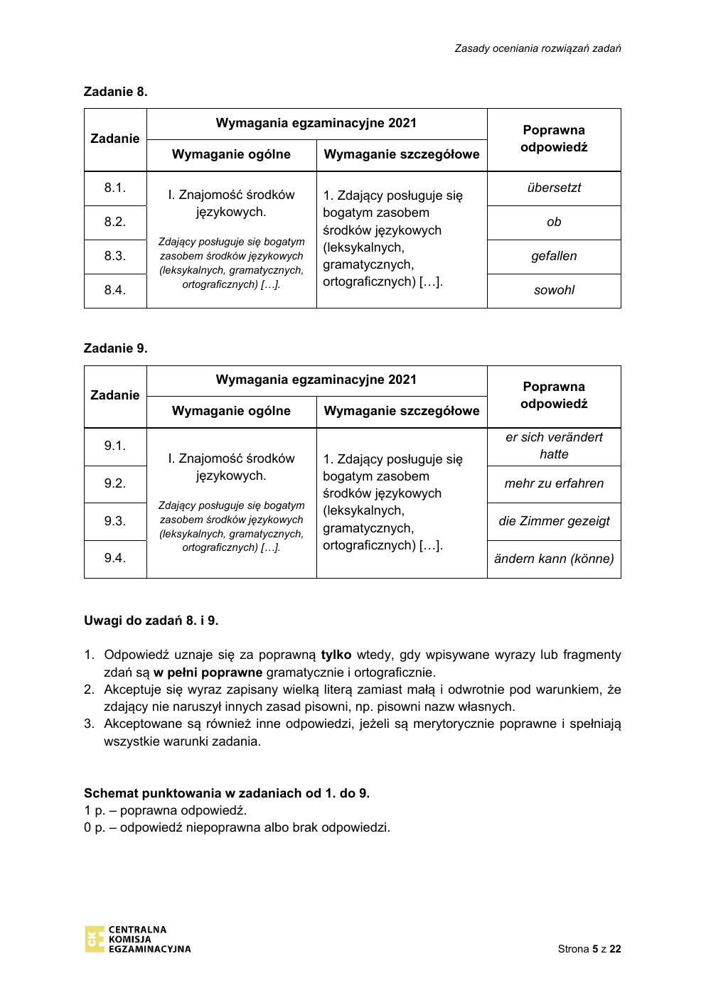 odpowiedzi - niemiecki rozszerzony - matura 2021 próbna-05