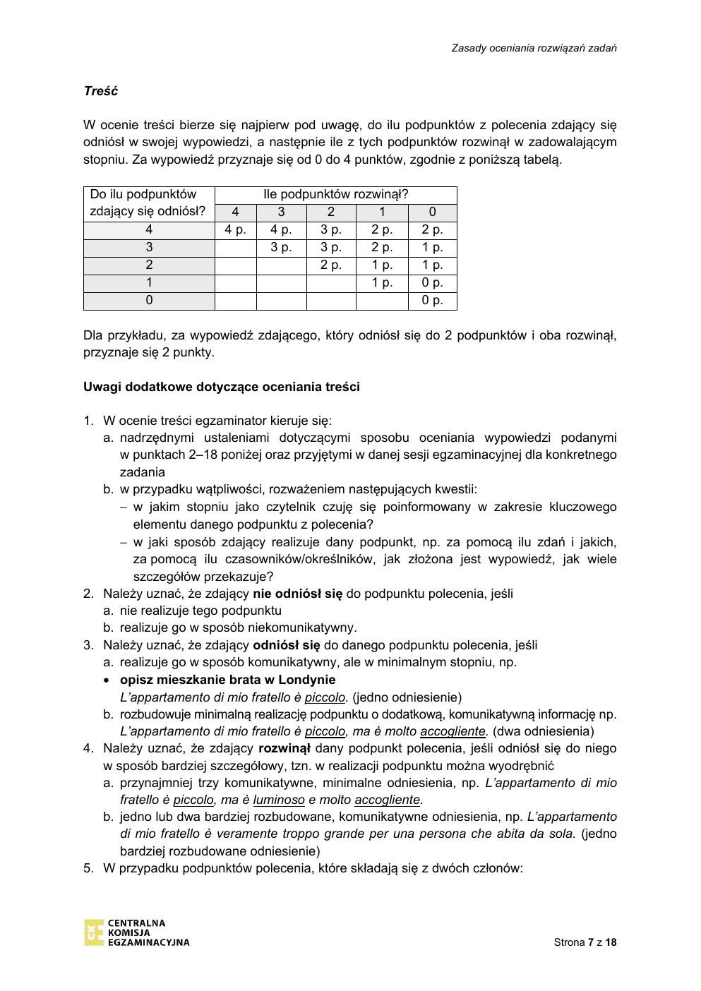 odpowiedzi - włoski podstawowy - matura 2021 próbna-07