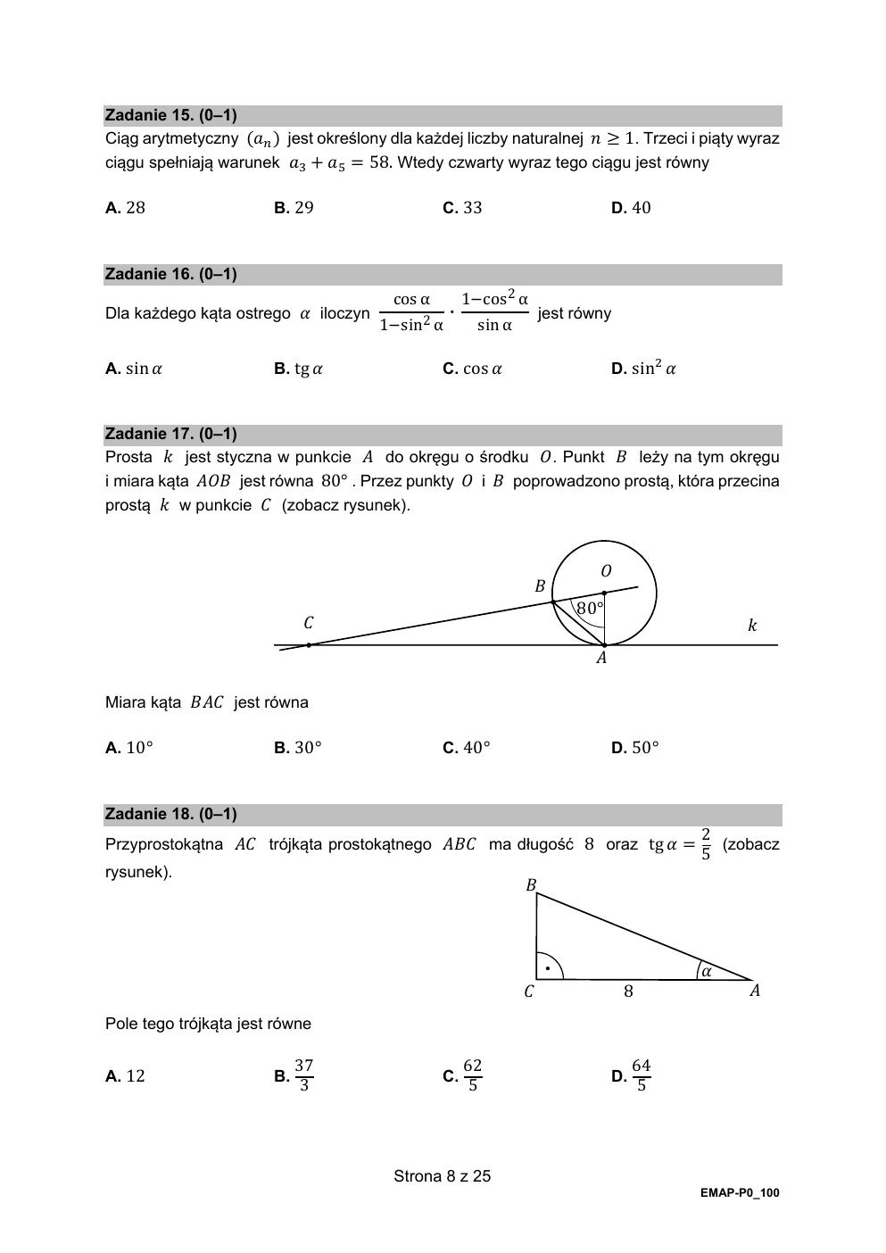 arkusz - matematyka podstawowy - matura 2021 - maj-08