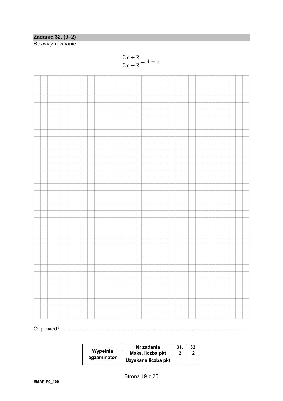 arkusz - matematyka podstawowy - matura 2021 - maj-19