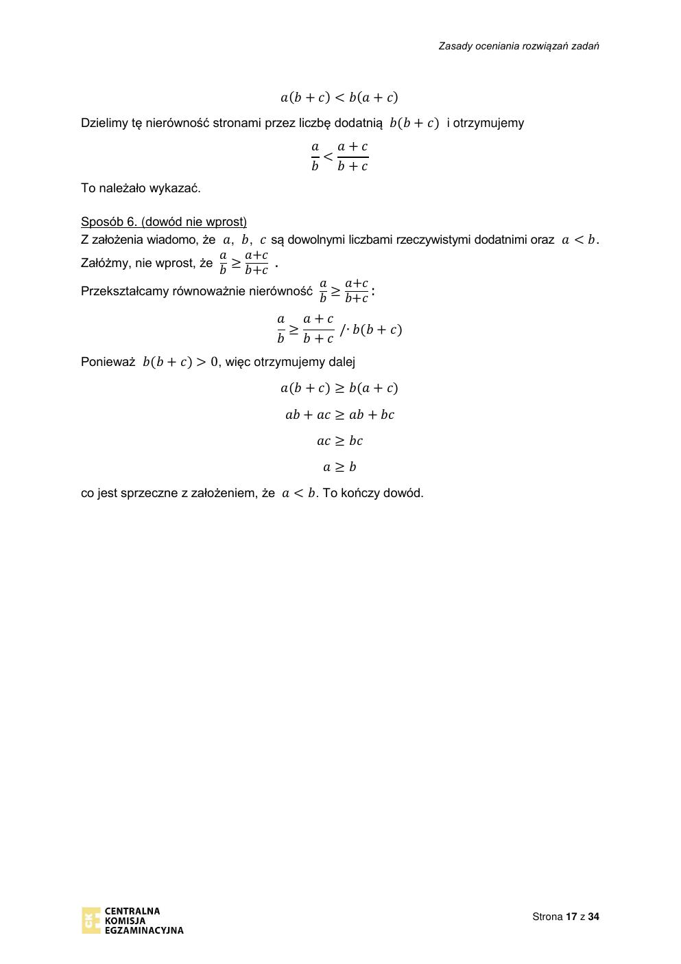odpowiedzi - matematyka podstawowy - matura 2021 - maj-17