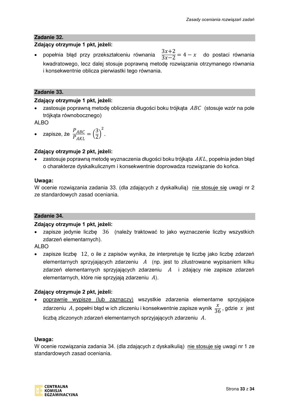 odpowiedzi - matematyka podstawowy - matura 2021 - maj-33