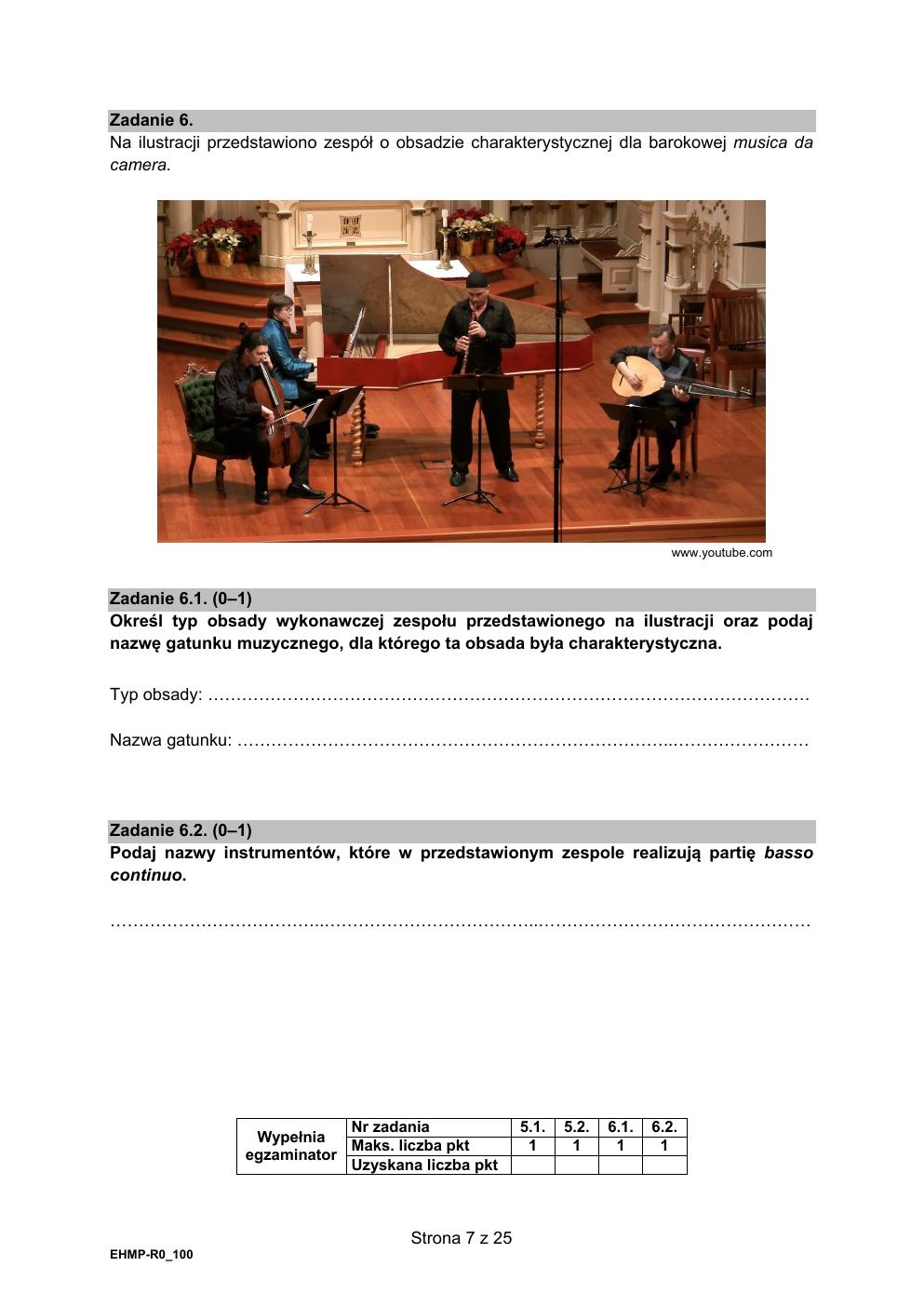 arkusz - historia muzyki rozszerzony - matura 2021 - maj-07