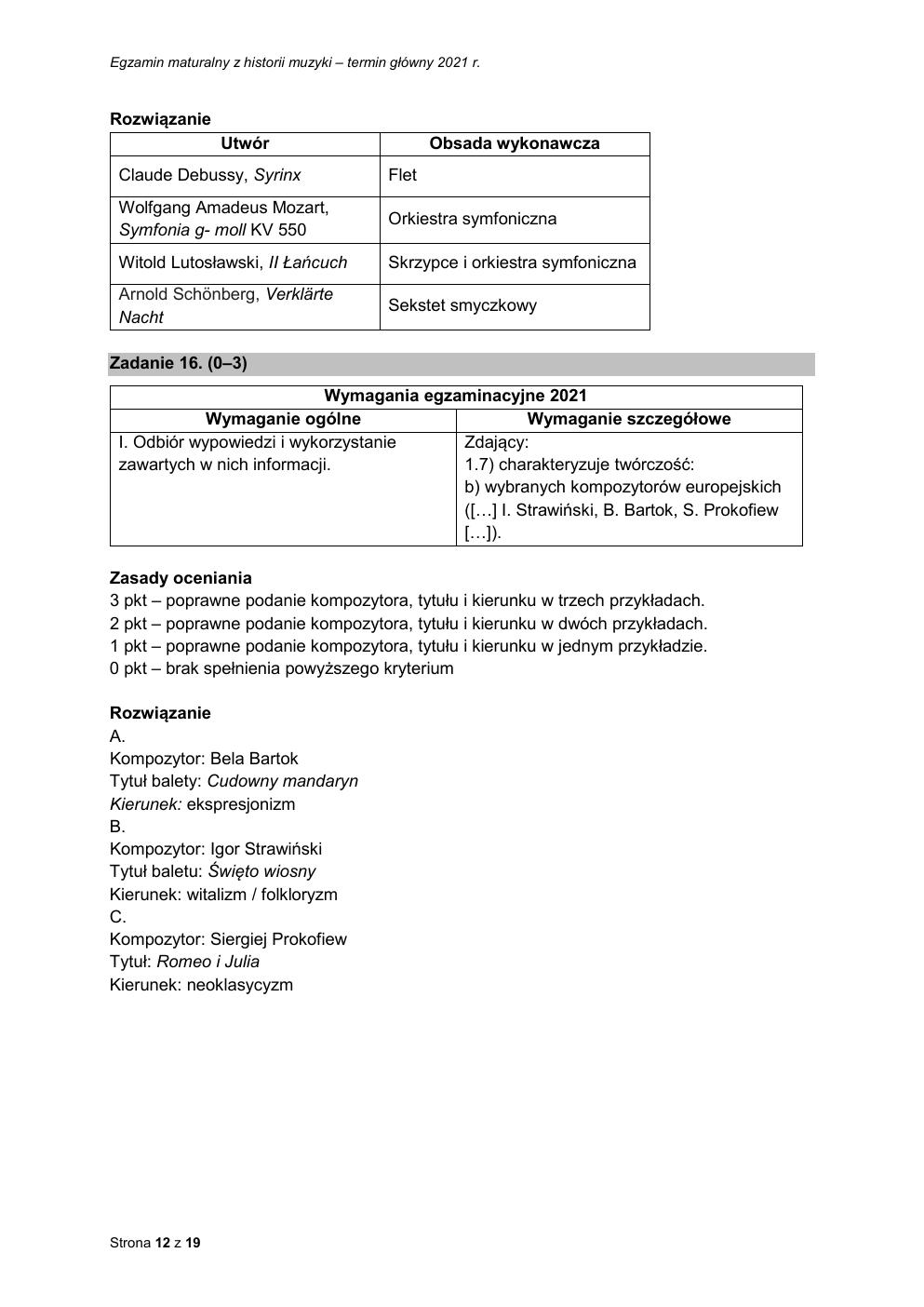 odpowiedzi - historia muzyki rozszerzony - matura 2021 - maj-12