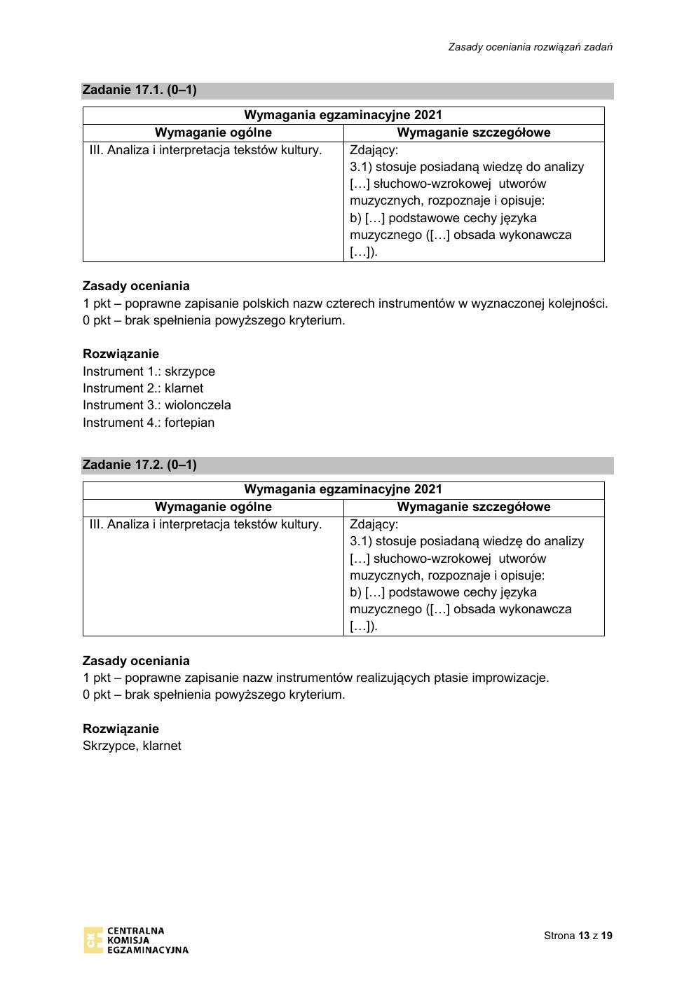 odpowiedzi - historia muzyki rozszerzony - matura 2021 - maj-13