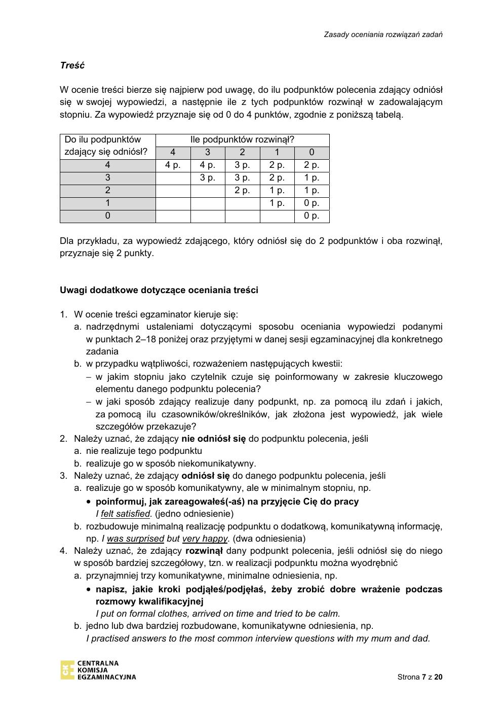 odpowiedzi - język angielski podstawowy - matura 2021 - maj-07