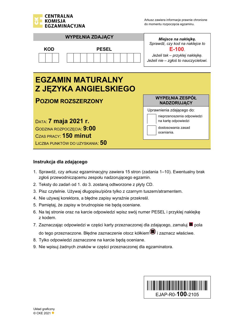 arkusz - język angielski rozszerzony - matura 2021 - maj-01