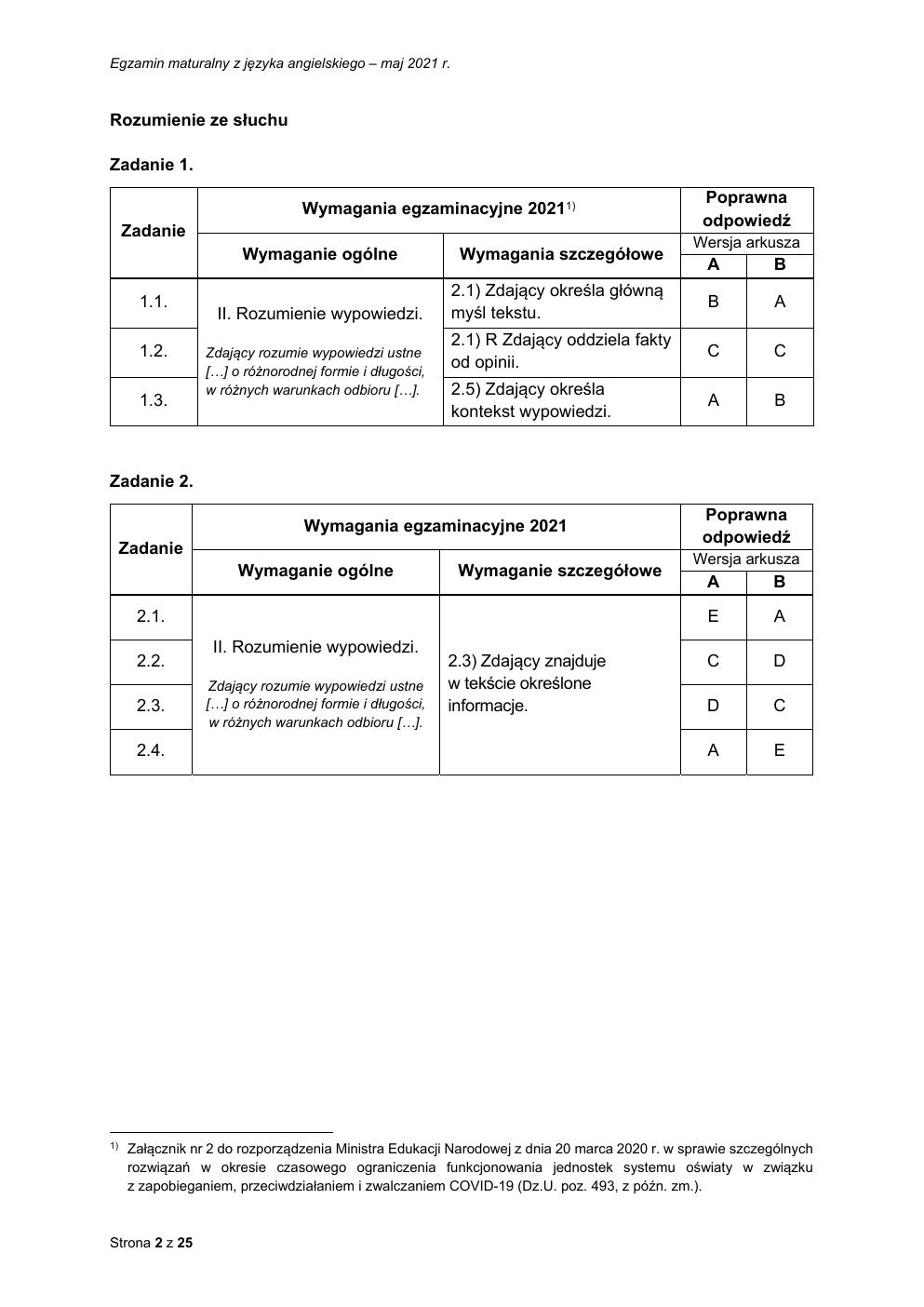 odpowiedzi - język angielski rozszerzony - matura 2021 - maj-02