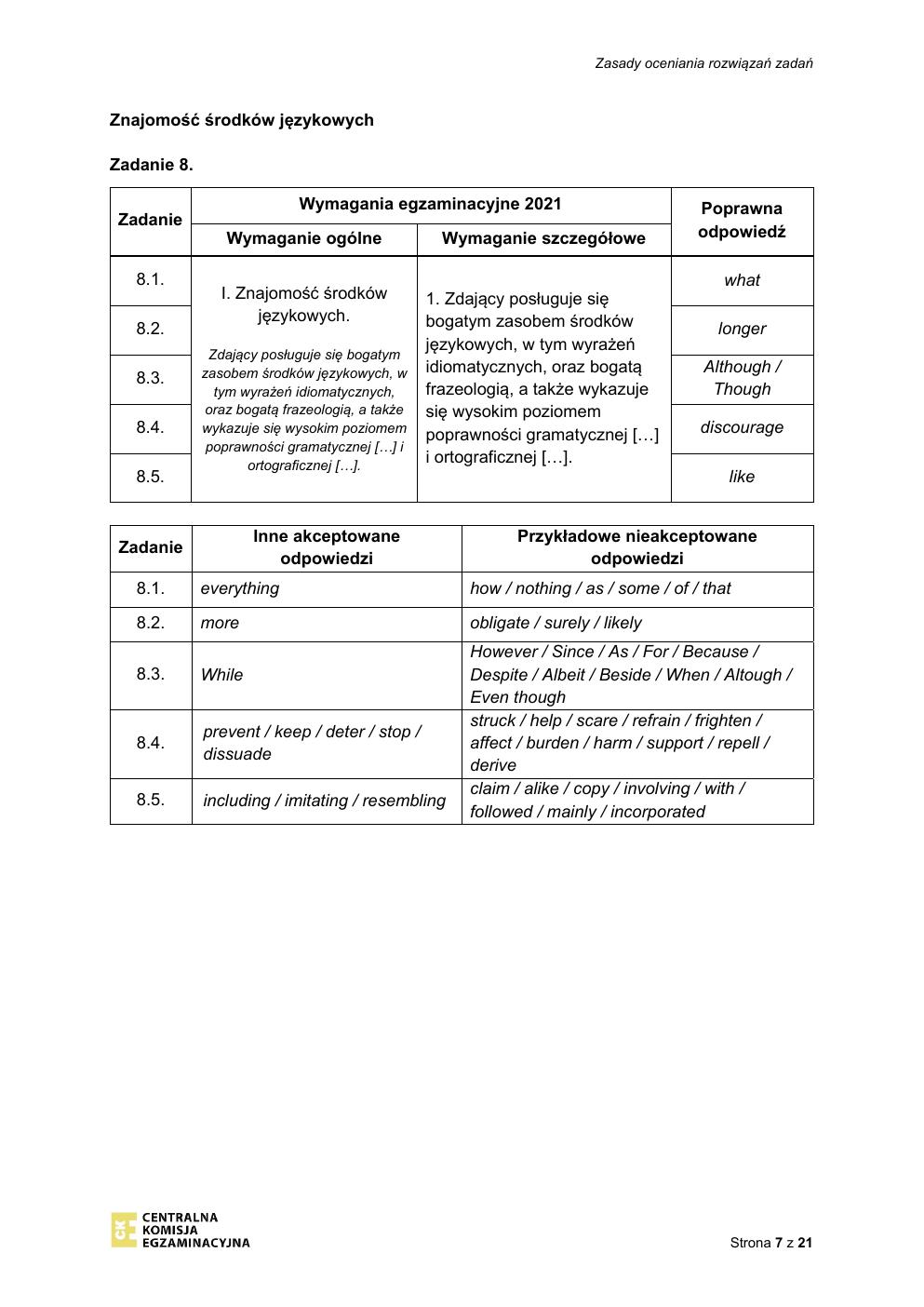 odpowiedzi - język angielski dwujęzyczny - matura 2021 - maj-07