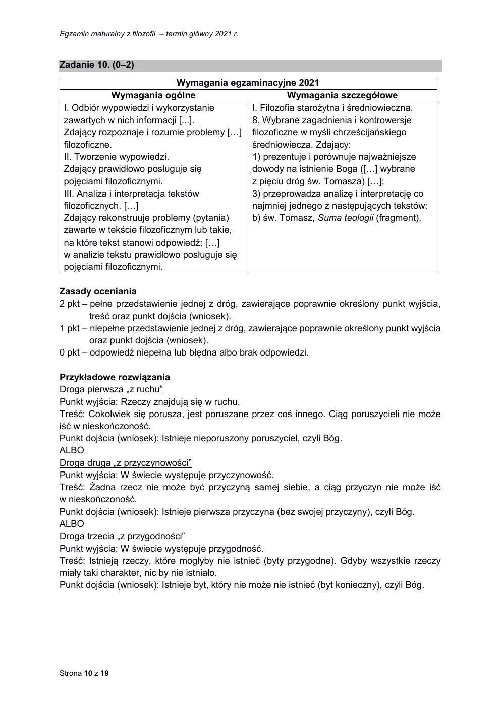 odpowiedzi - filozofia rozszerzony - matura 2021 - maj-10