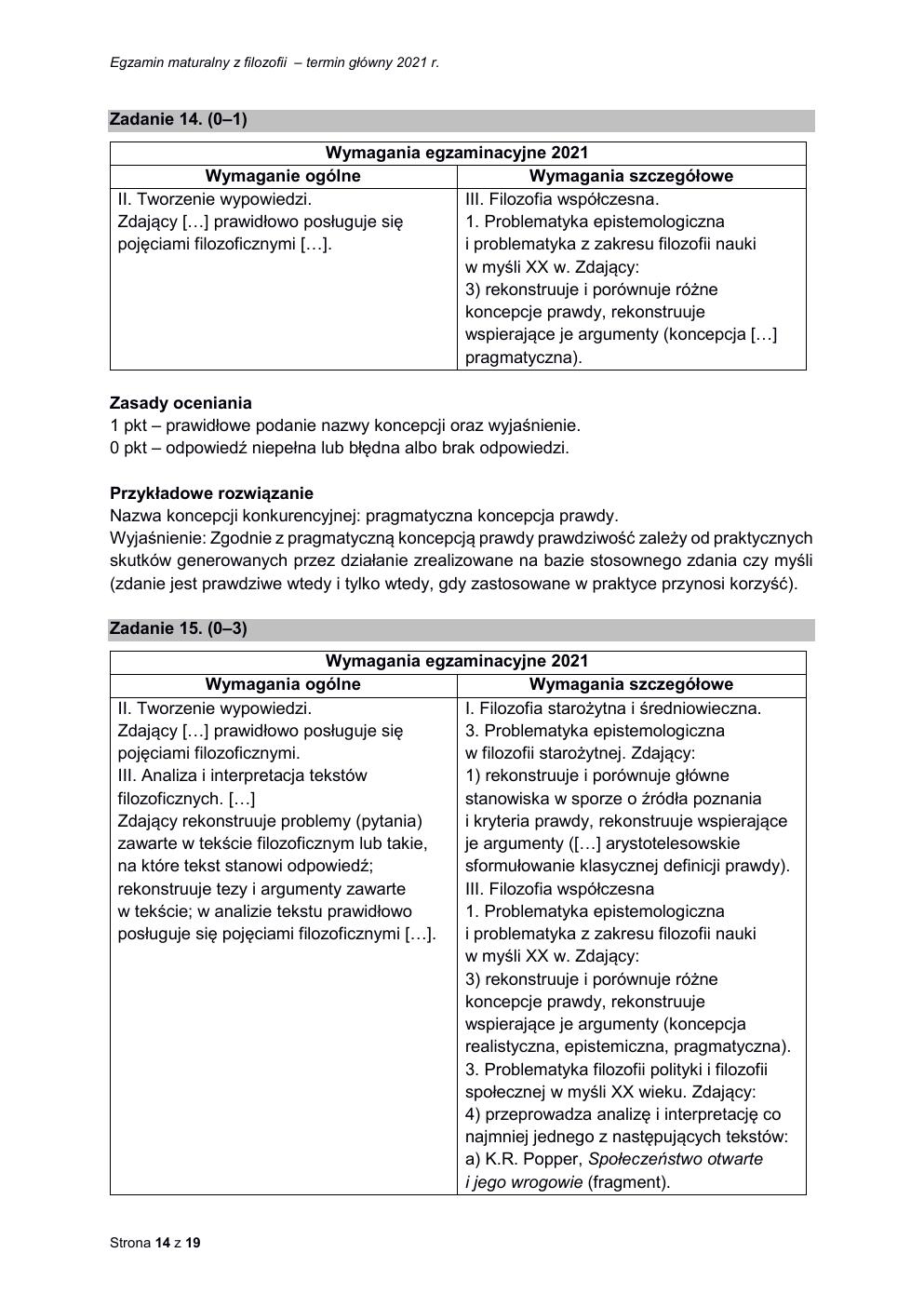 odpowiedzi - filozofia rozszerzony - matura 2021 - maj-14