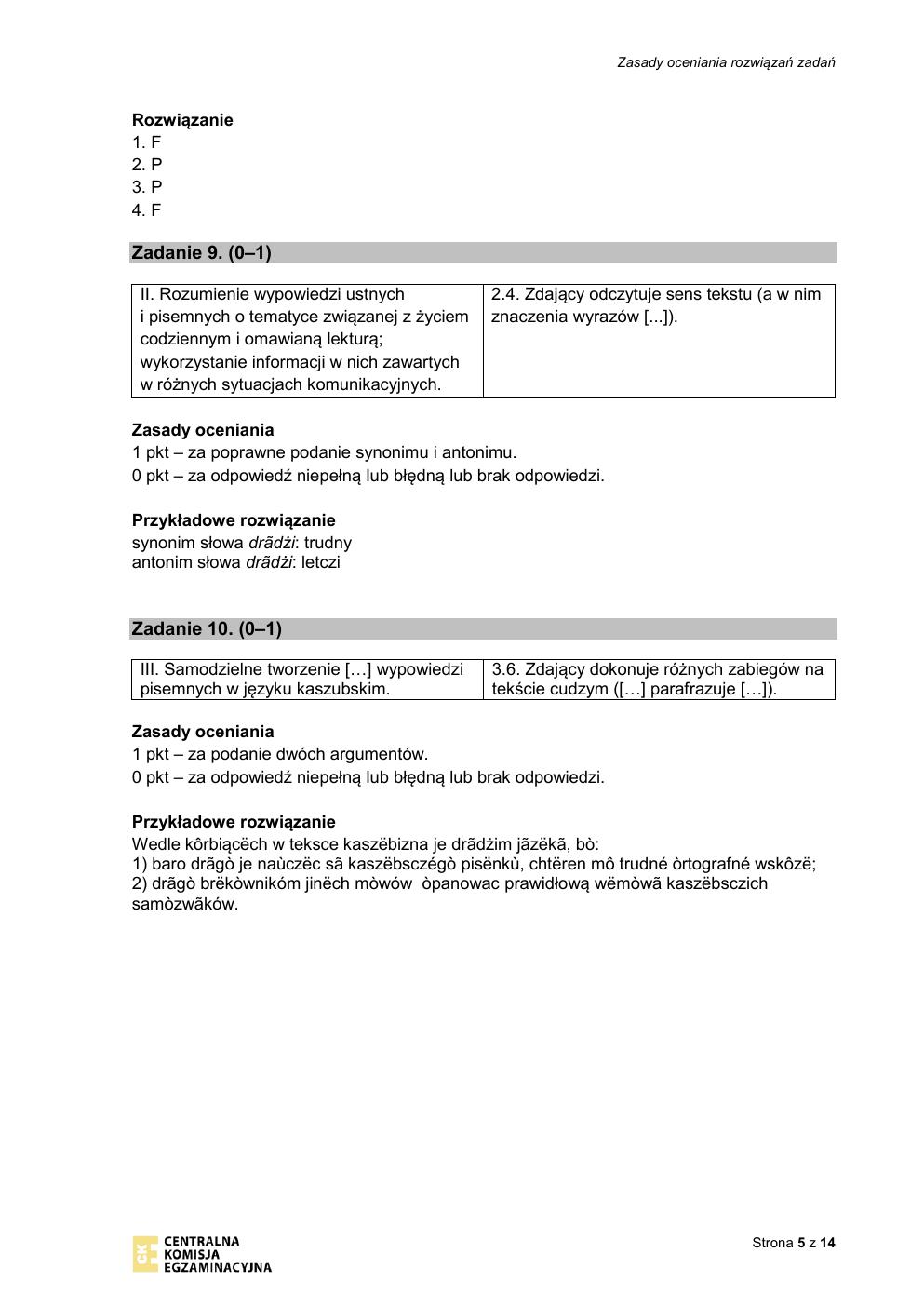 odpowiedzi - język kaszubski rozszerzony - matura 2021 - maj-05