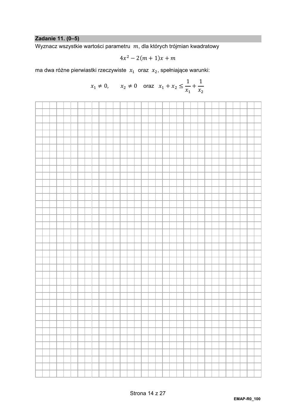 arkusz - matematyka rozszerzony - matura 2021 - maj-14