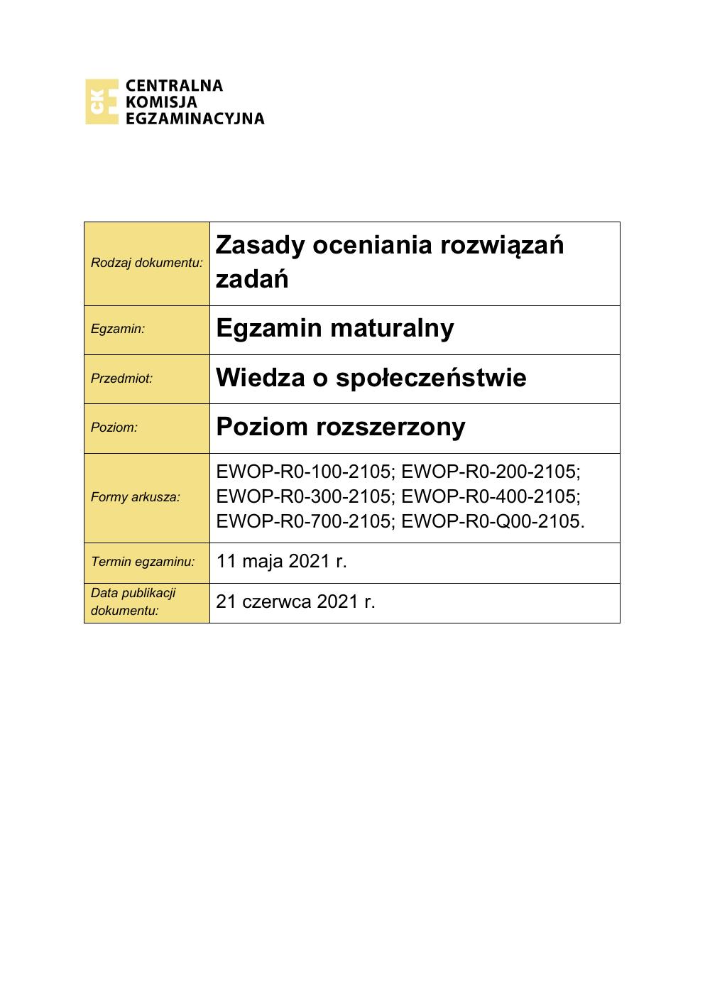 odpowiedzi - WOS rozszerzony - matura 2021 - maj-01