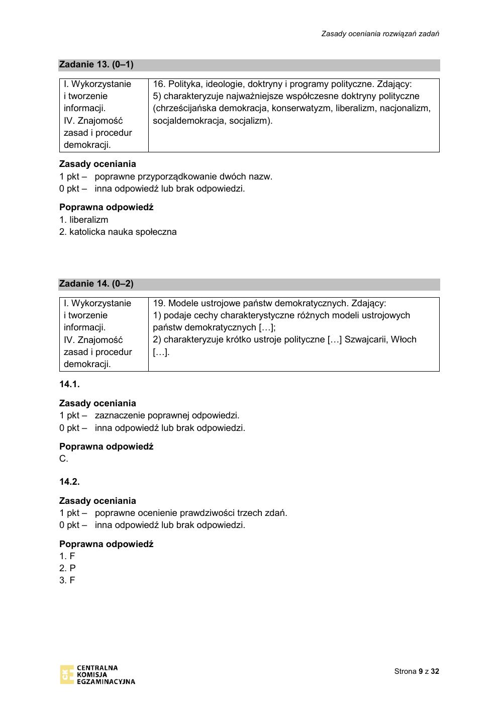 odpowiedzi - WOS rozszerzony - matura 2021 - maj-09