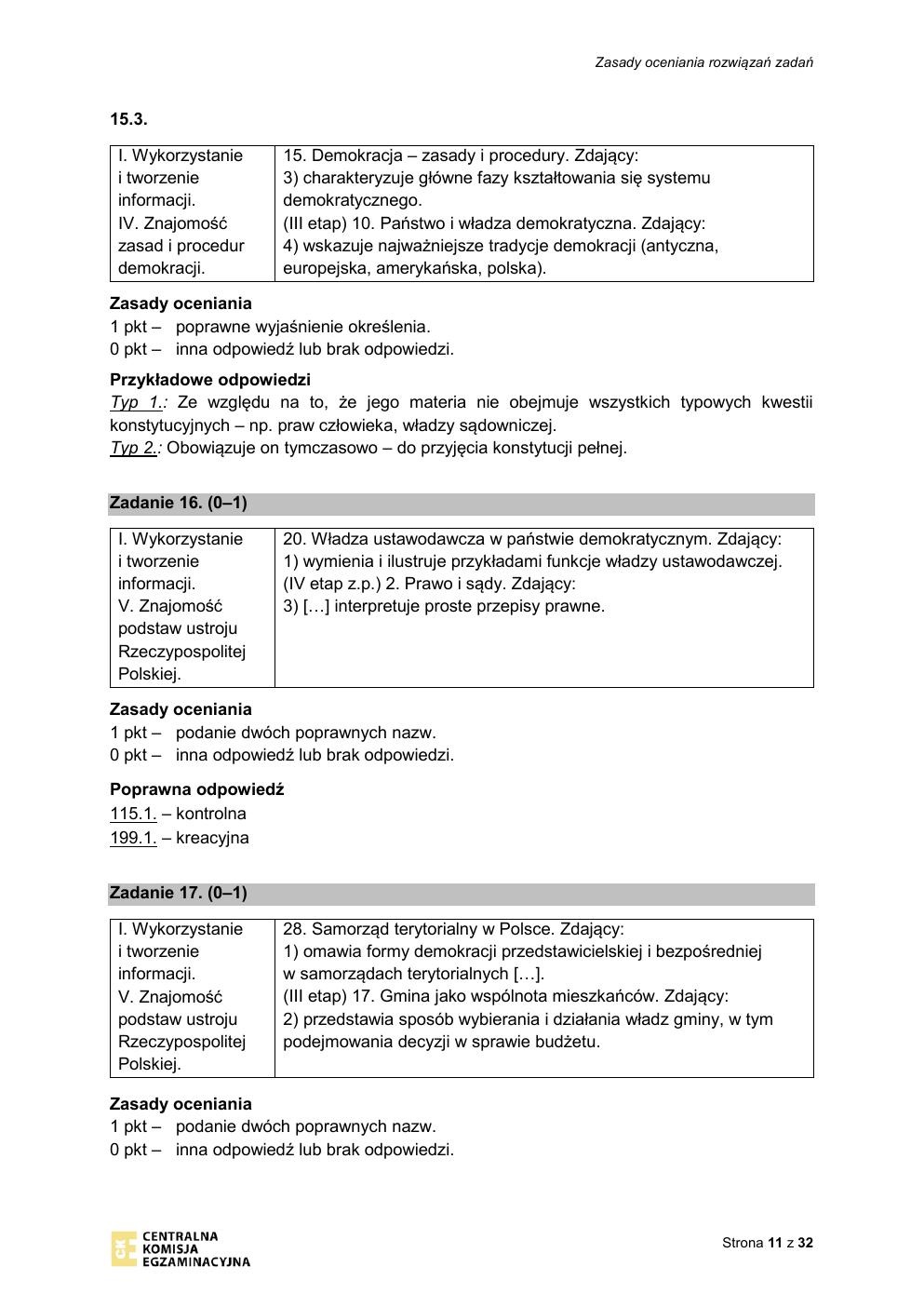 odpowiedzi - WOS rozszerzony - matura 2021 - maj-11