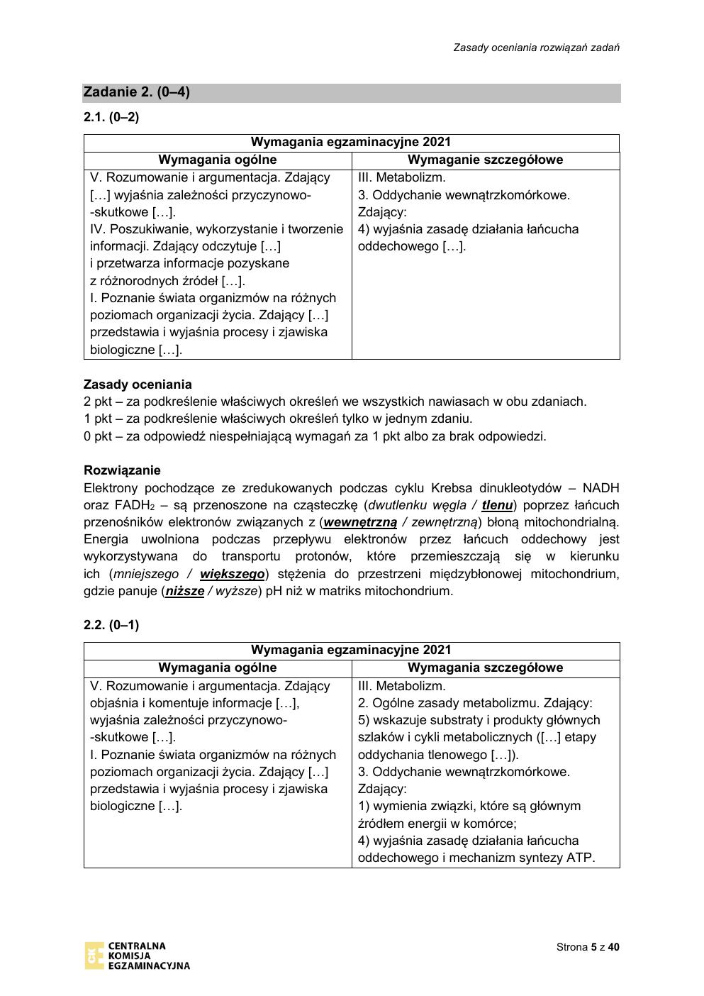 odpowiedzi - biologia rozszerzony - matura 2021 - maj-05