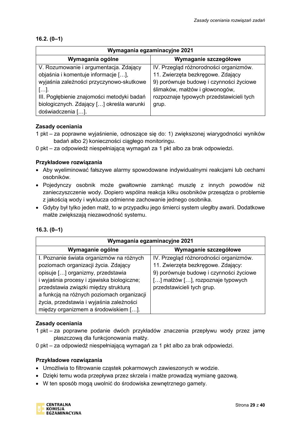 odpowiedzi - biologia rozszerzony - matura 2021 - maj-29