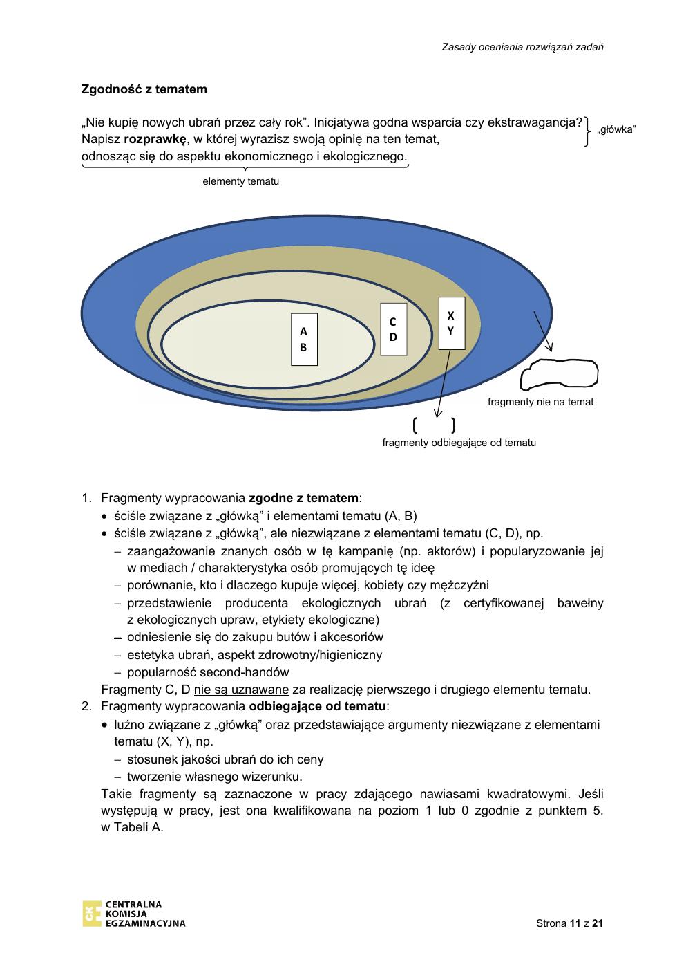 odpowiedzi - język francuski rozszerzony - matura 2021 - maj-11