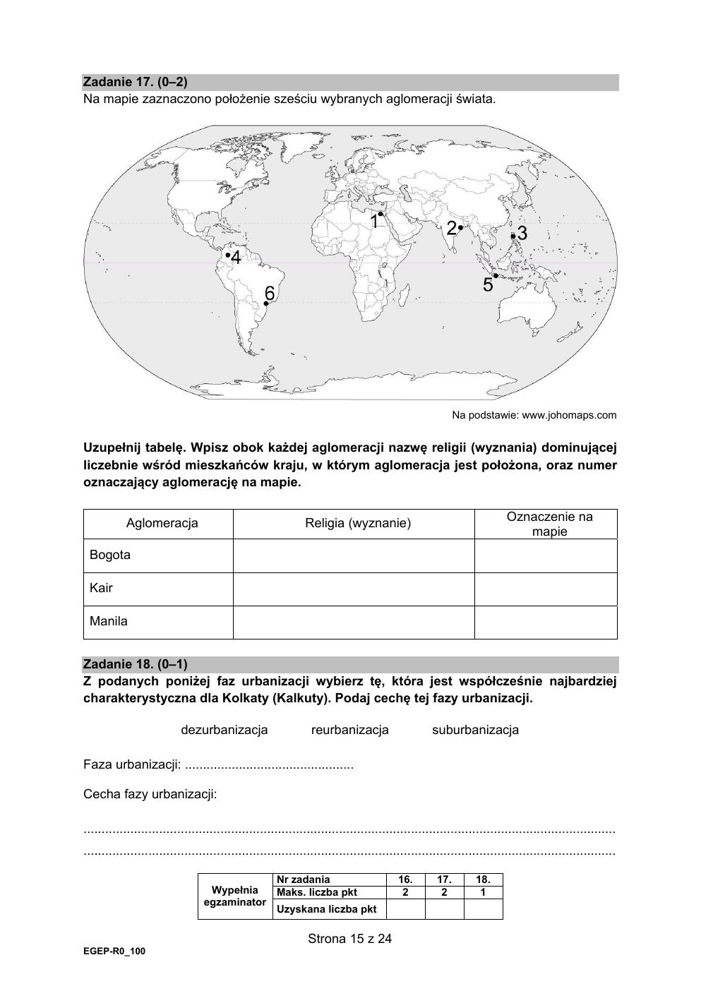 arkusz - geografia rozszerzony - matura 2021 - maj-15