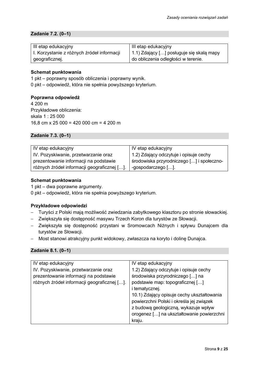 odpowiedzi - geografia rozszerzony - matura 2021 - maj-09