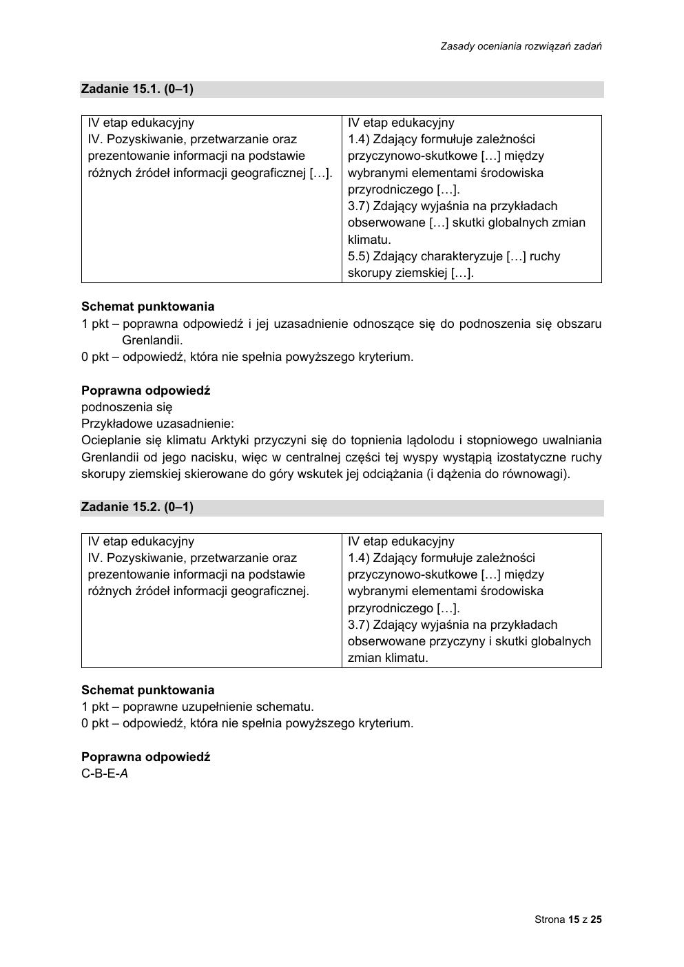 odpowiedzi - geografia rozszerzony - matura 2021 - maj-15