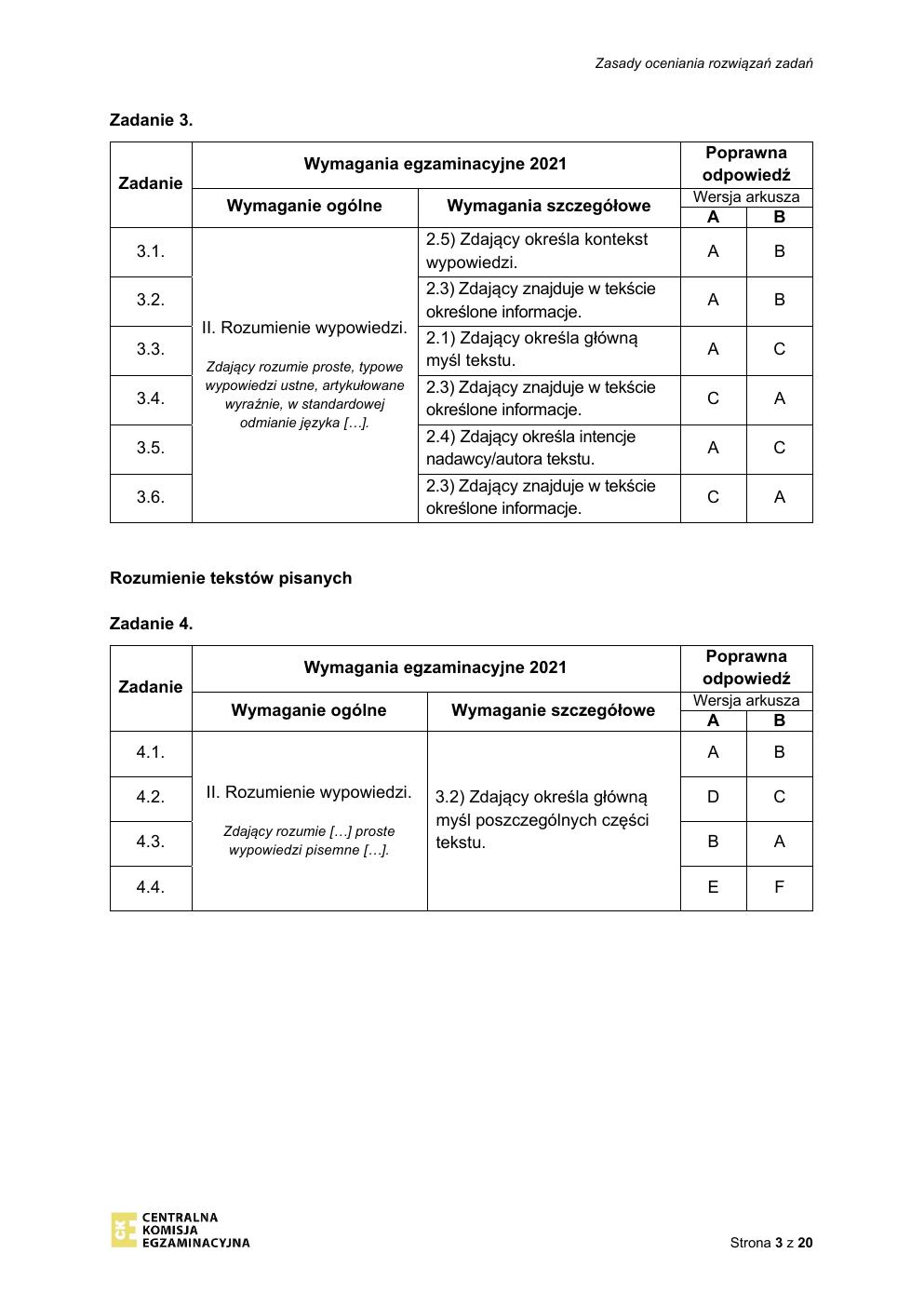 odpowiedzi - język niemiecki podstawowy - matura 2021 - maj-03