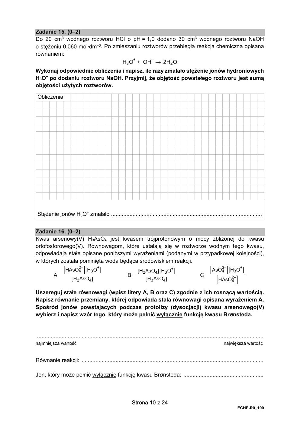 chemia rozszerzony - matura 2021 - maj-10