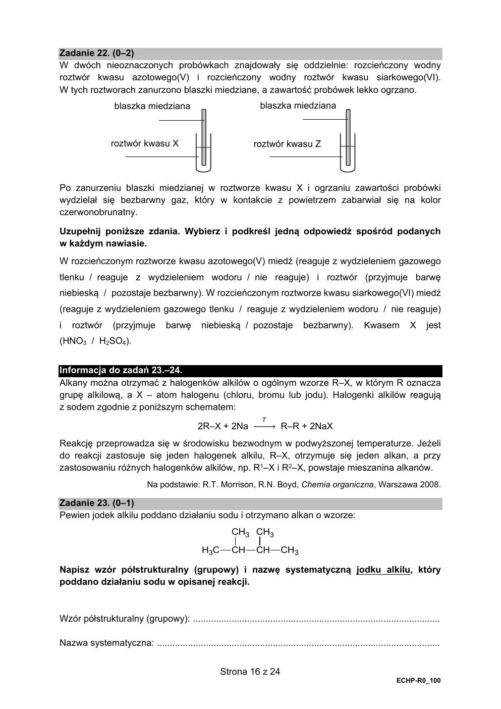 chemia rozszerzony - matura 2021 - maj-16