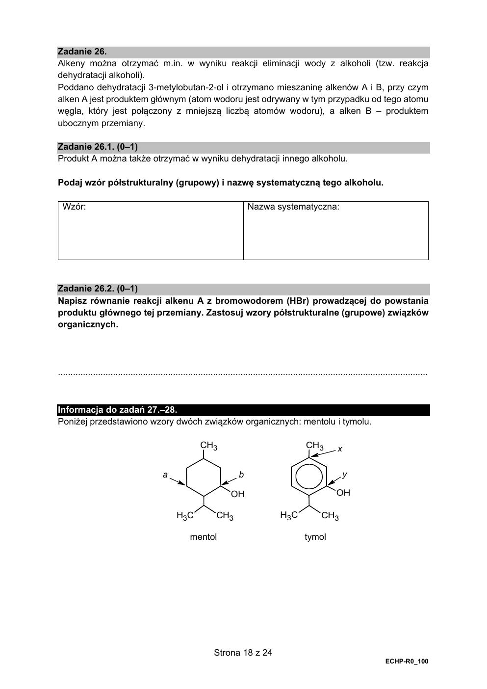 chemia rozszerzony - matura 2021 - maj-18