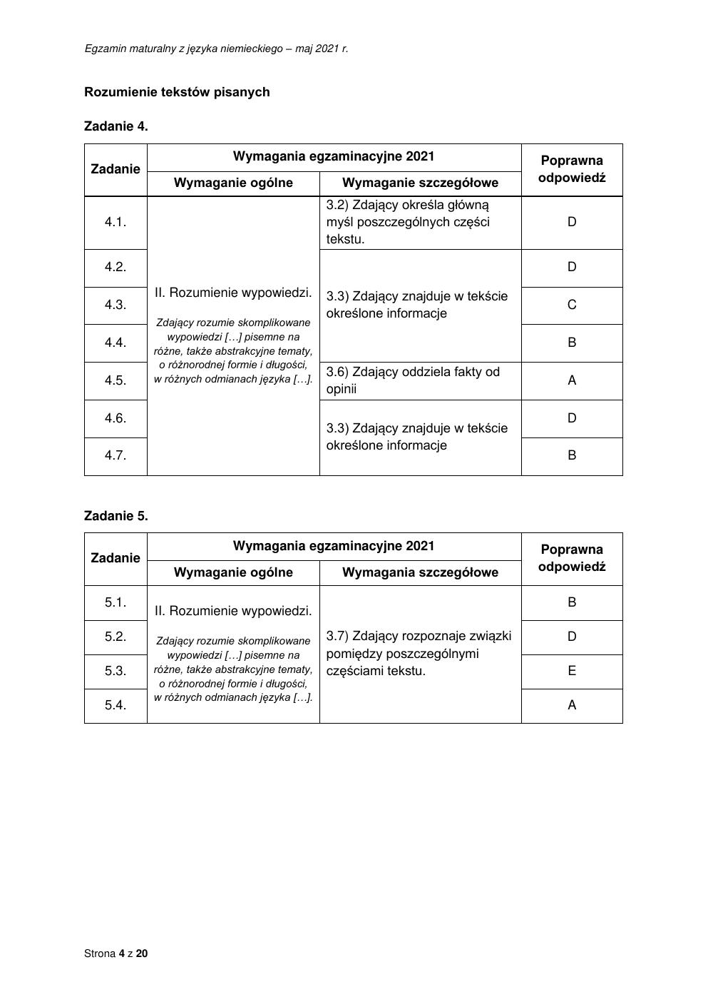 odpowiedzi - język niemiecki dwujęzyczny - matura 2021 - maj-04