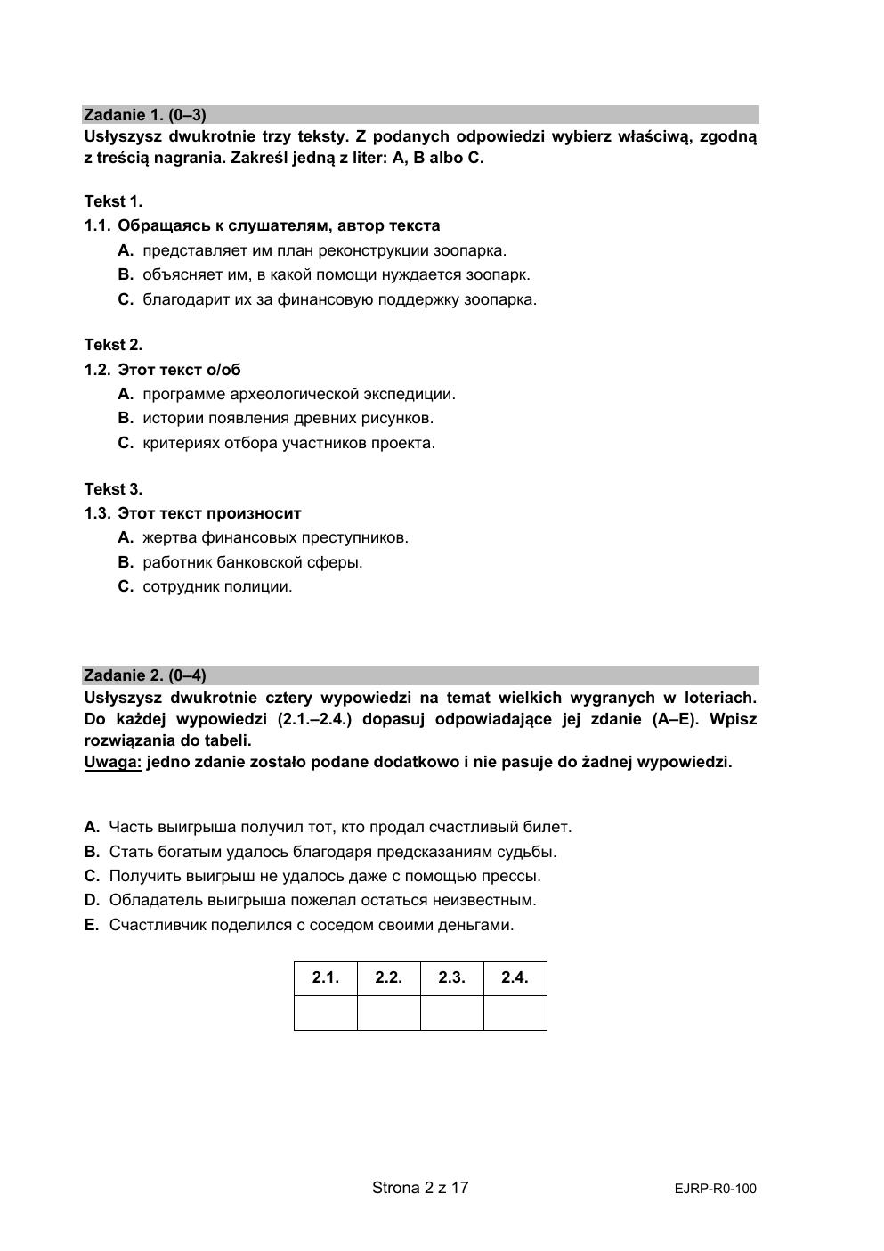 arkusz - język rosyjski rozszerzony - matura 2021 - maj-02