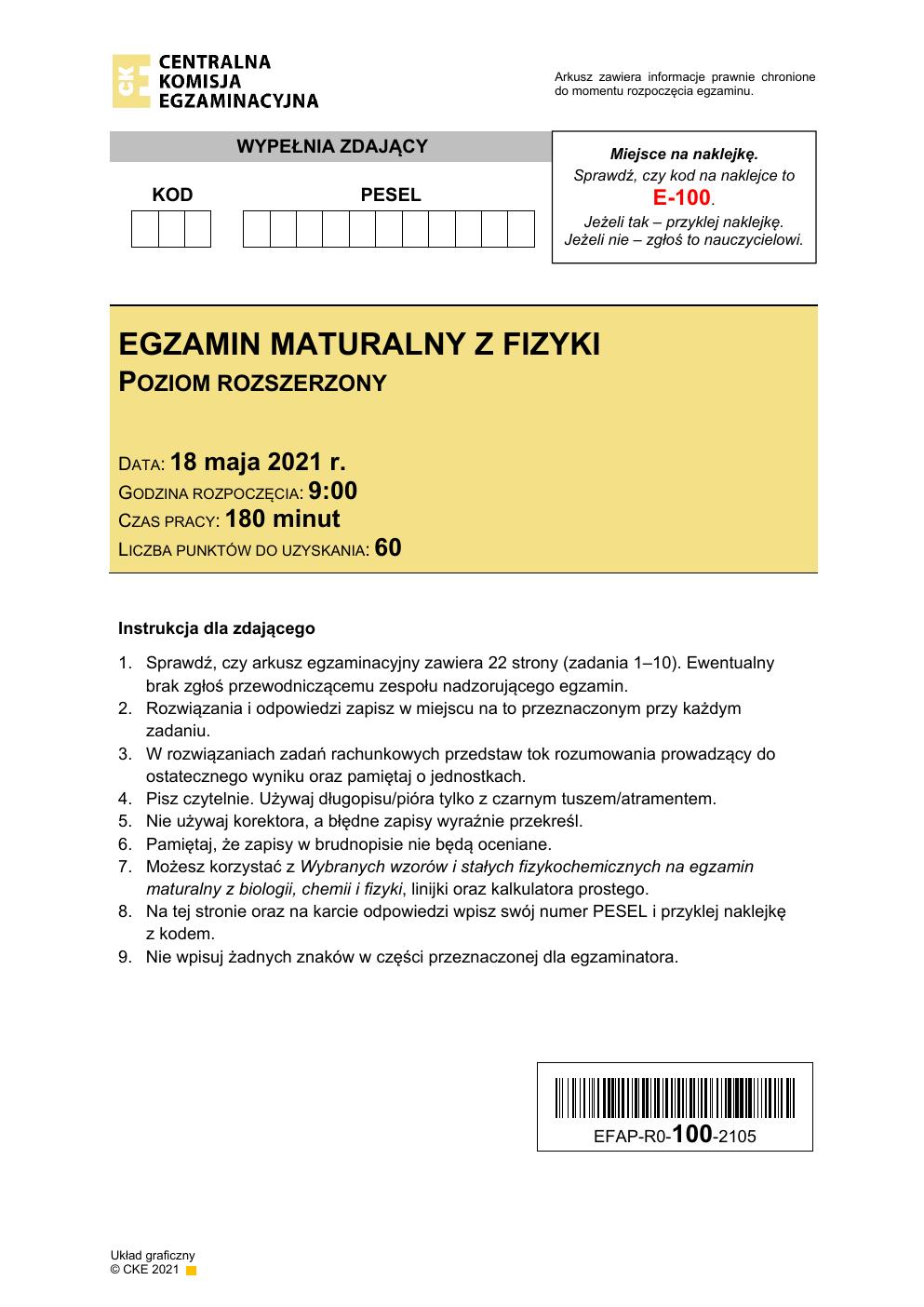 arkusz - fizyka rozszerzony - matura 2021 - maj-01