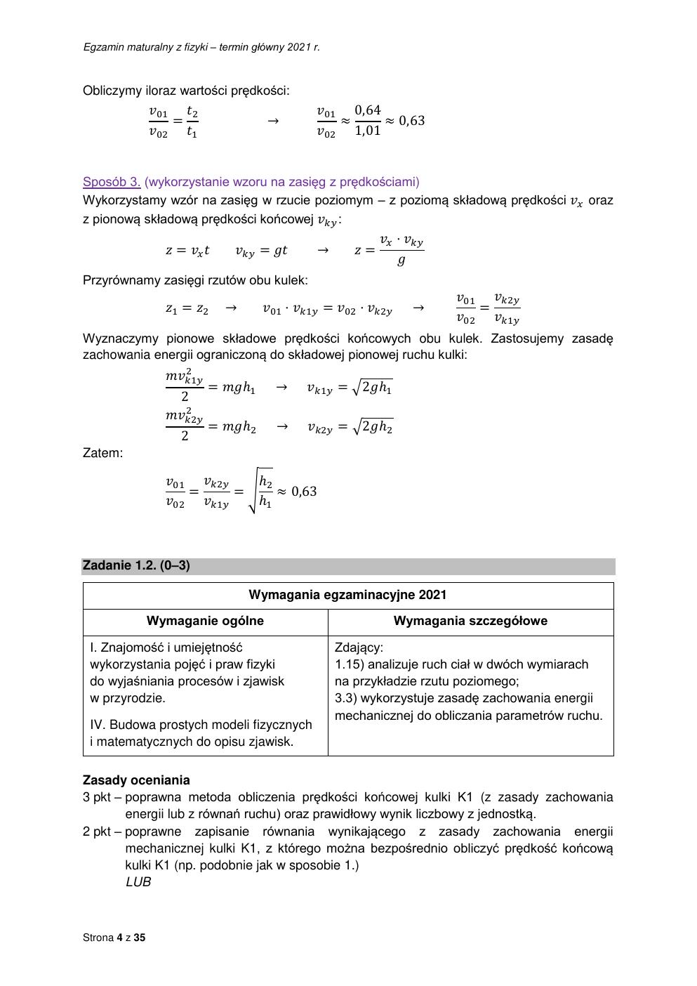 odpowiedzi - fizyka rozszerzony - matura 2021 - maj-04