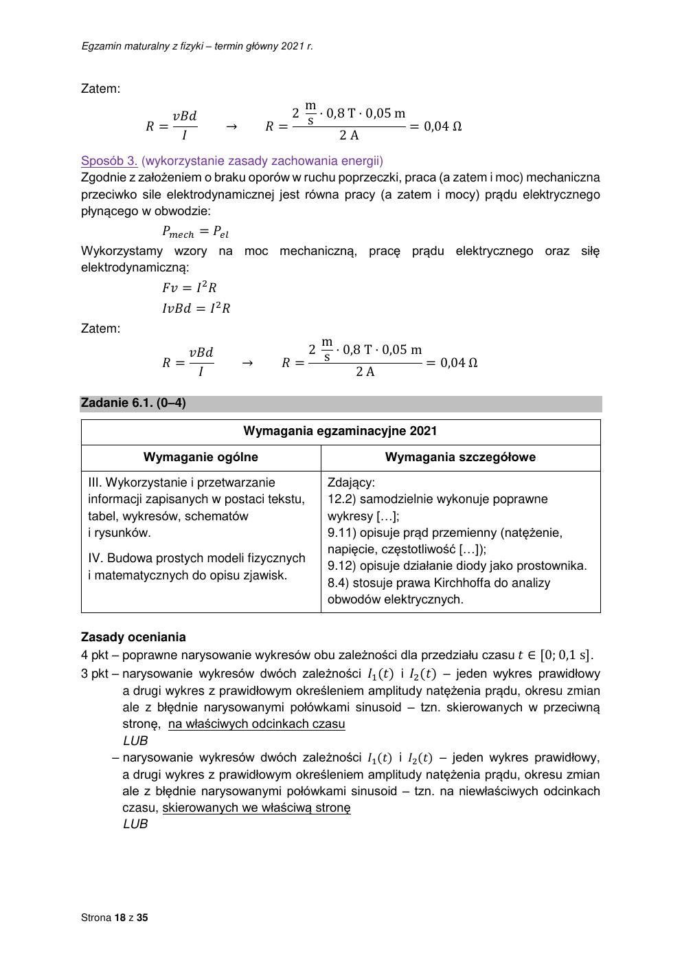 odpowiedzi - fizyka rozszerzony - matura 2021 - maj-18