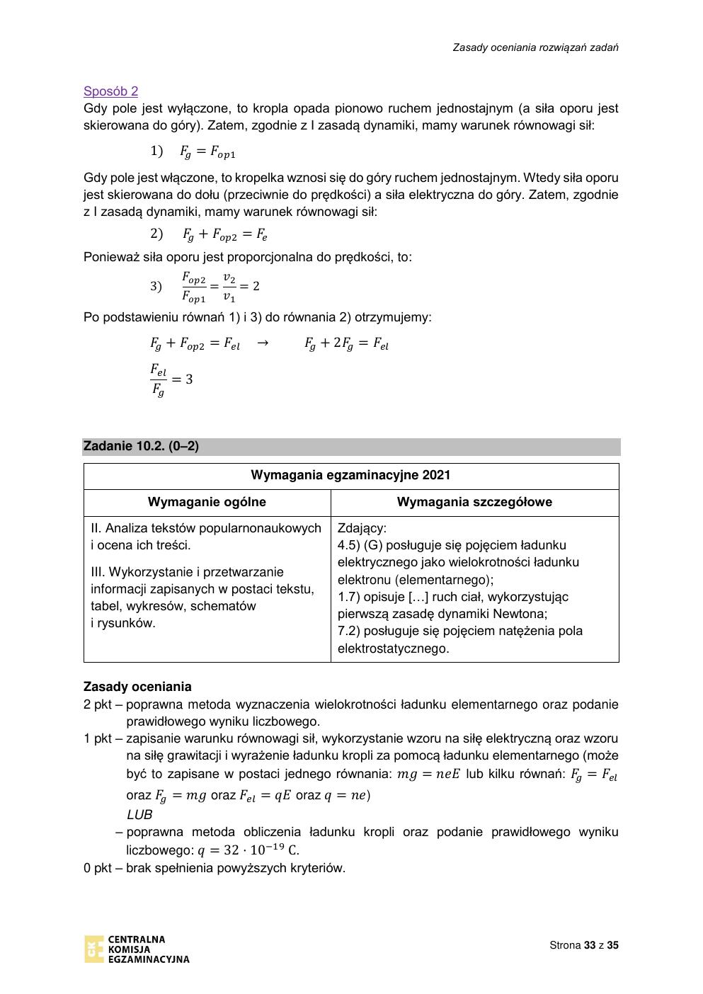 odpowiedzi - fizyka rozszerzony - matura 2021 - maj-33