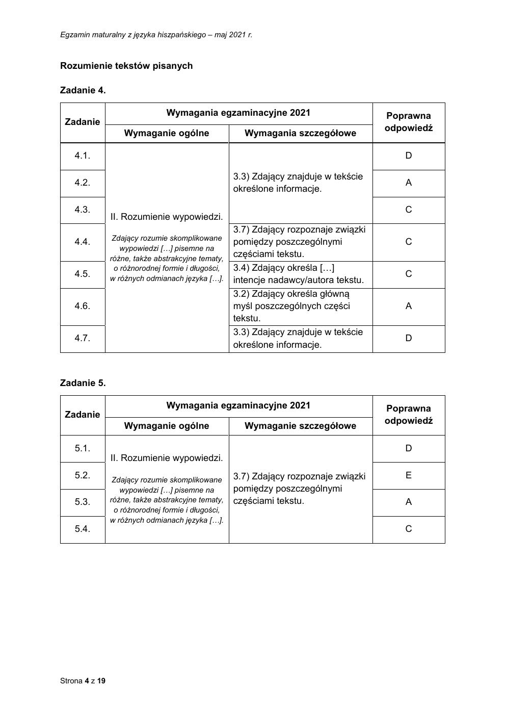 odpowiedzi - język hiszpański dwujęzyczny - matura 2021 - maj-04