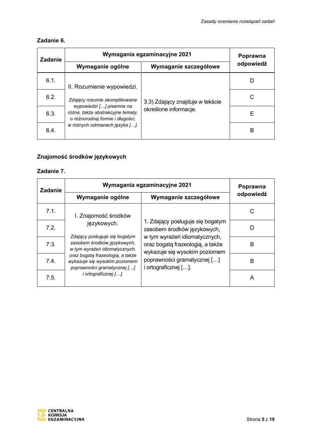 odpowiedzi - język hiszpański dwujęzyczny - matura 2021 - maj-05