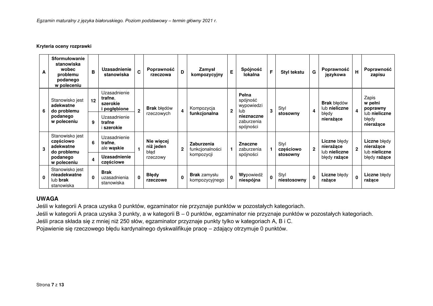 odpowiedzi - język białoruski podstawowy - matura maj 2021-07